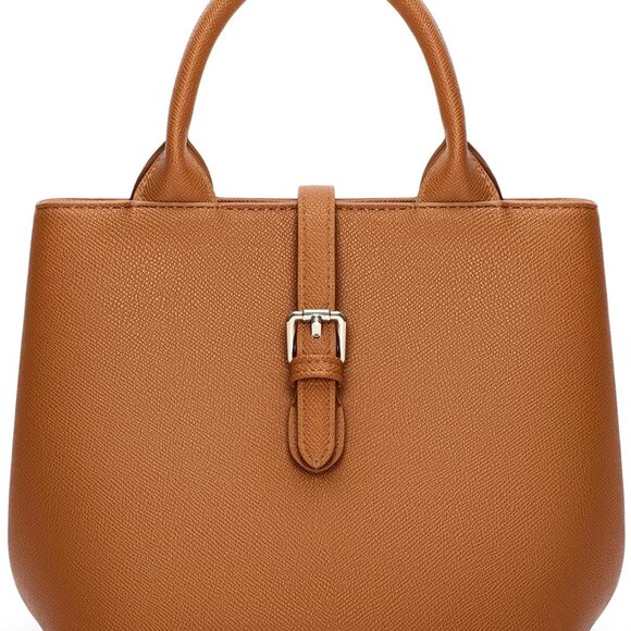 Women Satchel Bag Vegan Leather 3-Way Convert, Adjustable, Stylish, Compact - Picture 1 of 6